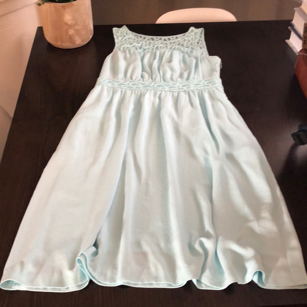 Anthropologie sleeveless dress in mint - Picture 4 of 8